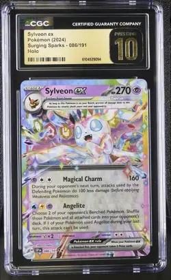 Pokemon Sylveon ex 086/191 Ultra Rare Surging Sparks - CGC 10 PRISTINE - Image 1