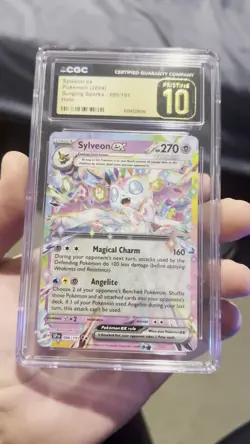 Pokemon Sylveon ex 086/191 Ultra Rare Surging Sparks - CGC 10 PRISTINE - Image 2