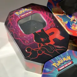 EMPTY Pokemon TCG Big Tins x 4 Modern/ Vintage HGSS, Phantasmal, Azure, Destined - Image 4