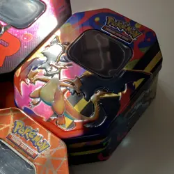EMPTY Pokemon TCG Big Tins x 4 Modern/ Vintage HGSS, Phantasmal, Azure, Destined - Image 5