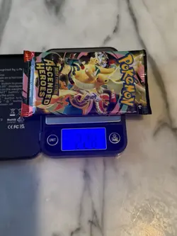 Very Heavy 22.81g Pokemon Ascended Heroes Booster Pack Factory Sealed Authentic - Image 1