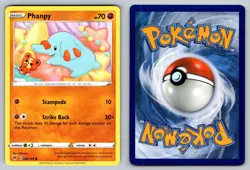 Phanpy 086/185 Common Vivid Voltage Pokemon NM - LP - Image 3