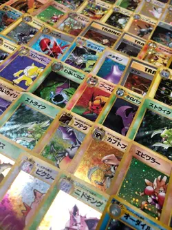 Pokemon Japanese Vintage Holo Lot 100 Card Old Back Gyarados Scizor Articuno - Image 2