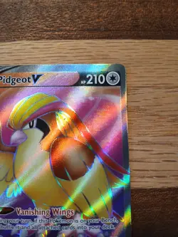 Pokemon Pidgeot V 188/196 Lost Origin Ultra Rare Full Art Holo NM English - Image 2
