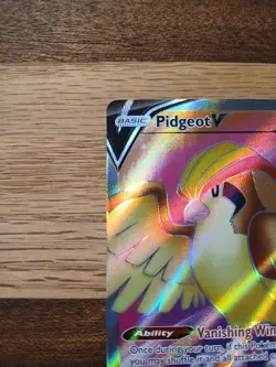 Pokemon Pidgeot V 188/196 Lost Origin Ultra Rare Full Art Holo NM English - Image 3