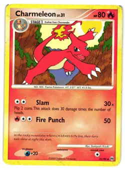 Pokemon TCG Charmeleon 35/99 Arceus Regular DMG - Image 1