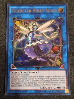 Yugioh Trickstar Holly Angel COTD-EN044 Ultra Rare 1st Ed VLP - Image 1