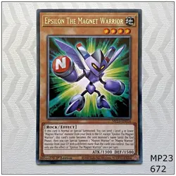 Epsilon The Magnet Warrior - MP23-EN014 - Rare 1st Edition Yugioh - Image 1