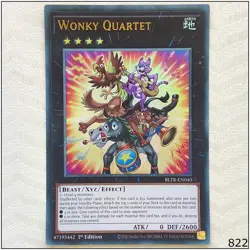 Wonky Quartet - BLTR-EN040 - Ultra Rare 1st Edition Yugioh - Image 1