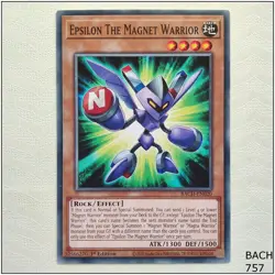 Epsilon The Magnet Warrior - BACH-EN020 - Common 1st Edition Yugioh - Image 1