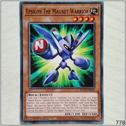 Epsilon The Magnet Warrior - BACH-EN020 - Common 1st Edition Yugioh - Image 1