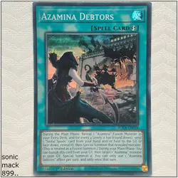 Azamina Debtors - ROTA-EN054 - Super Rare 1st Edition Yugioh - Image 1