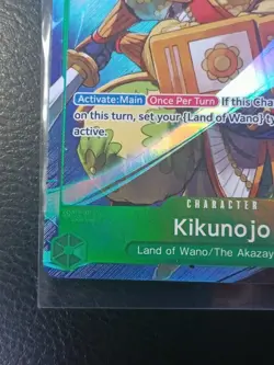 One Piece Kikunojo SR EB04-012 (Alternate Art) The Azure Sea's Seven Foil💎📈💎 - Image 5