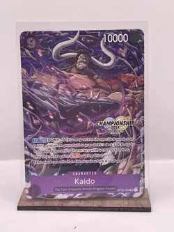 ONE PIECE ENGLISH CARD GAME CHAMPIONSHIP HOLO CARTE Kaido ST04-003 EN TCG - Image 1
