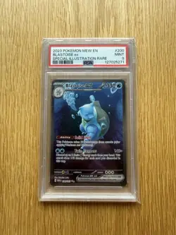 Pokemon TCG Blastoise EX 200/165 Sv: Scarlet & Violet 151 PSA 9 Mint - Image 1