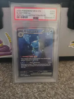 Pokemon TCG Blastoise EX 200/165 Sv: Scarlet & Violet 151 PSA 9 Mint - Image 1
