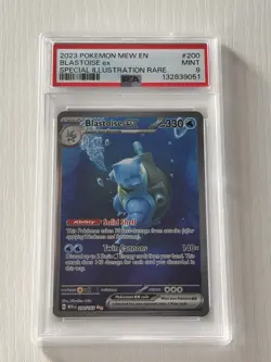 Blastoise Ex 200-165 PSA 9 Special Illustration Pokemon 151 English Mint - Image 1