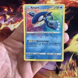 Kyogre 021/072 Amazing Rare Shining Fates Pokemon Near Mint NM (2) - Image 1
