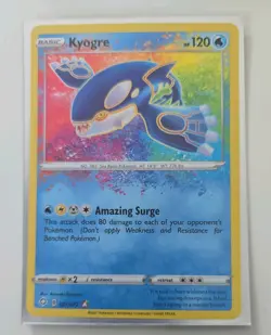 Kyogre 021/072 Shining Fates Holo Amazing Rare Pokemon Card TCG English NM - Image 1