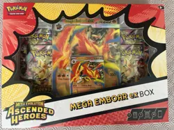 Pokemon TCG Mega Evolution Ascended Heroes Mega Emboar ex Box New & Sealed - Image 5