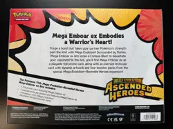 Pokemon TCG Mega Evolution Ascended Heroes Mega Emboar ex Box New & Sealed - Image 3
