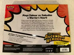 Pokemon TCG Mega Evolution Ascended Heroes Mega Emboar ex Box New & Sealed - Image 2