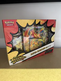 Pokemon TCG Mega Evolution Ascended Heroes Mega Emboar Ex Box New Sealed FAST🚚✅ - Image 1
