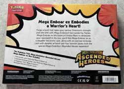 Pokemon TCG Mega Evolution Ascended Heroes Mega Emboar Ex Box New Sealed FAST🚚✅ - Image 2