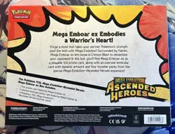 Pokemon TCG: Mega Evolution Ascended Heroes Mega Emboar Ex Box x6 - New & Sealed - Image 3