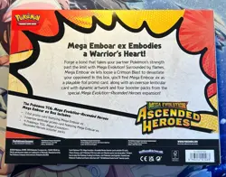 Pokemon TCG: Mega Evolution Ascended Heroes Mega Emboar Ex Box x6 - New & Sealed - Image 5