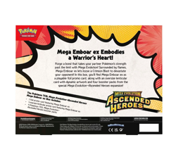 Pokemon TCG - Mega Evolution Ascended Heroes Emboar Mega EX Box New and Sealed - Image 3