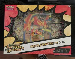 POKEMON TCG MEGA EVOLUTION ASCENDED HEROES MEGA EMBOAR BOX EX 4 PACKS - NEW - Image 2