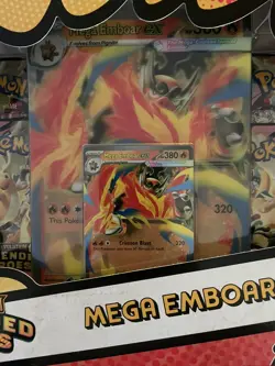 POKEMON TCG MEGA EVOLUTION ASCENDED HEROES MEGA EMBOAR BOX EX 4 PACKS - NEW - Image 3