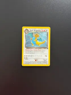Pokemon TCG Dark Dragonite Holo Rare Card 5/82 Team Rocket 5/82 - Image 1
