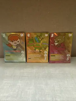 Universus TMNT GenCon Exclusive Promo Cards (April, Young & Free, and Splinter) - Image 1