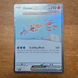 Pokemon TCG Obsidian Flames Eiscue EX Special Illustration Rare Card 222/197 - Image 1