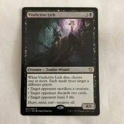 Vindictive Lich Commander 2017 Regular (21/309) MTG - NM - Image 1