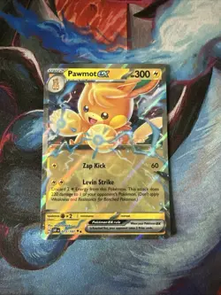 Pawmot ex 073/197 Obsidian Flames Double Rare Holo Pokemon TCG Card NM - Image 1