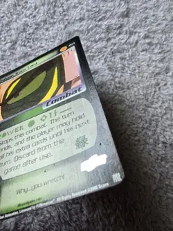DBZ Dragon Ball Z Saiyan Truce Card 203 CCG Limited Saiyan Saga MP - Image 3