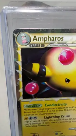 Pokemon TCG Ampharos (Prime) Ultra Rare Holofoil HeartGold SoulSilver 105/123 NM - Image 2