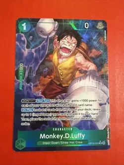 One Piece Monkey.D.Luffy Alt Art (OP16-034) | The Time of Battle ENGLISH NM - Image 1