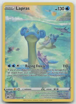 Pokemon - Lapras GG05/GG70 Ultra Rare - SWSH Crown Zenith: Galarian Gallery - NM - Image 1
