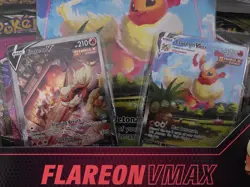 Pokemon TCG Flareon VMAX Premium Collection Box SWSH179 SWSH180 Evolving Skies - Image 3