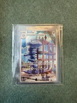 Pokemon TCG Steelix Paradox Rift Holo Card 208/182 Illustration Rare - Image 3
