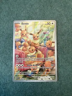 Pokemon Eevee 188/167 Holo Illustration Rare Sv06 Twilight Masquerade Card - Image 1
