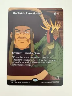 Dockside Extortionist Screenshot Borderless MTG Magic Gathering Card NM Mint TLE - Image 1