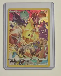 Pikachu 160/159 Crown Zenith Secret Rare Gold Card NM Pokemon TCG - Image 1