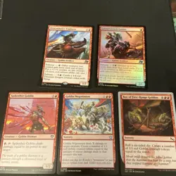 5 Card Bundle- Goblins; Magic: The Gathering; MTG - Image 1