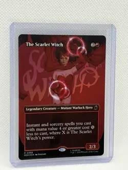 The Scarlet Witch FOIL (Borderless) Marvel Super Heroes 0368 - Image 1
