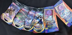 Lot Of 6 Pokemon Packs Trading Game Cards Sealed Sword And Shield Steam Siege - Image 1